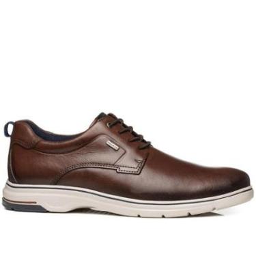 Imagem de Sapato Casual Pegada Masculino em Couro Pinhão 127304-03-Masculino