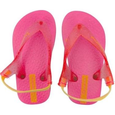 Imagem de Chinelo Dedo Infantil Menina Casual Dia a Dia Passeio Ultra Conforto com Elástico Ipanema 27182-Feminino