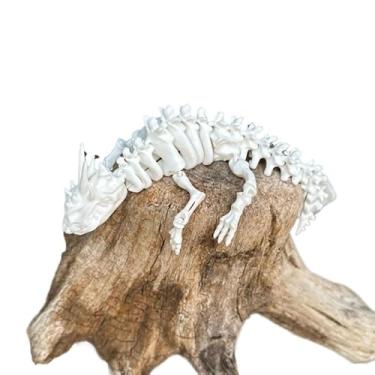 Imagem de Esqueleto Dragão Articulado 23CM Impresso em 3D Flexível Decoração para Gabinete Gamer, Aquário Colecionável(1)