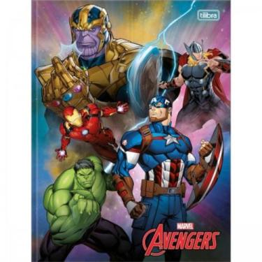 Imagem de Caderno Brochurao Grande Avengers 80fls Capas Sortidas - Tilibra