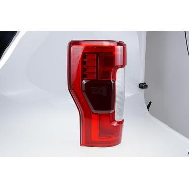 Imagem de Lâmpada traseira tipo LED com ponto cego (módulo não incluído) Montagem compatível com Ford F250 F350 Lariat/Platinum/King Ranch Super Duty 2017-2019 substituição # KC3Z-13405-B (lado esquerdo do