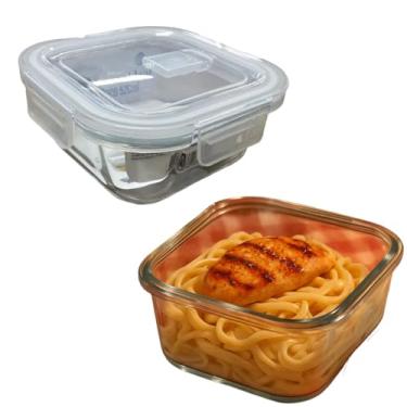 Imagem de Pote Hermético de Vidro Quadrado, 520 ml