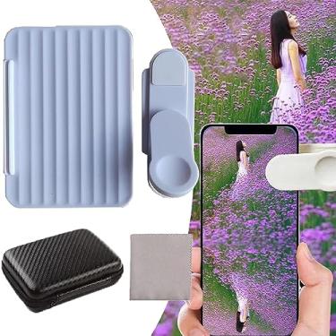 Imagem de Kit de Clip Reflexão Espelho para Câmera Smartphone Portátil Fotografia com Celular Ajustável Ajuste Seguro Ângulo Único Selfies Criativos Vertical e Horizontal Viagem Passeio Entusiastas