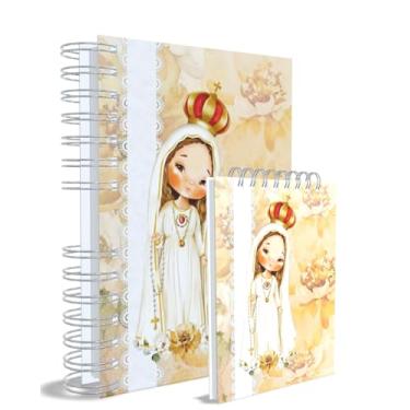 Imagem de Agenda Católica 2026 + Bloco de Anotações, Nossa Senhora das Graçase Fátima, Azul, Capa 9
