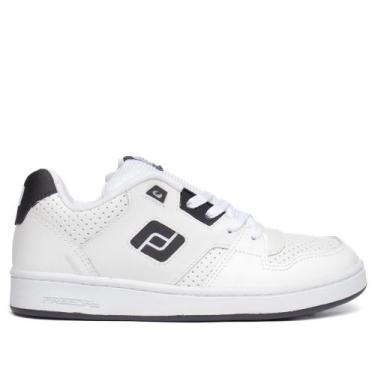 Imagem de Tênis Masculino Freeday Casual Branco/Preto, Branco, Preto, 41