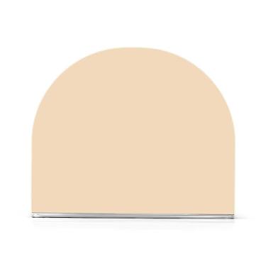 Imagem de Porta-guardanapos de papel acrílico Bisque, suporte de toalha de papel em forma de U, suporte de guardanapo vertical