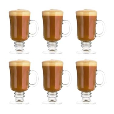 Imagem de Jogo 3 ou 6 Peças Canecas Capuccino Em Vidro Irish Coffee 130ml (6,130ML)