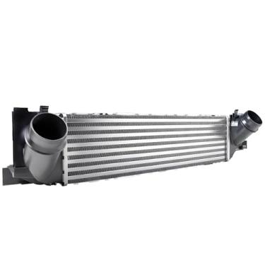 Imagem de Intercooler Turbo 17517600532 compatível com BMW 228i 320i 325i 328i 330i 420i 428i L4 2.0L 2012-2018, refrigerador de ar carregado intercooler de alumínio substitui 18057, 96450, 309028, 1751751751