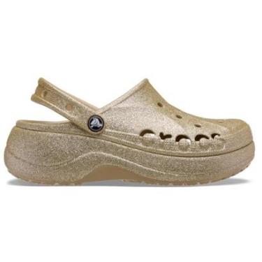 Imagem de Sandália Crocs Baya Platform Glitter Clog CHAI-Feminino