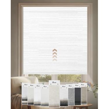 Imagem de Kincmo Persianas motorizadas com controle remoto, persianas de rolo de filtragem de luz funcionam com Apple Homekit, Alexa, Google Home, Persianas elétricas personalizadas com aplicativo, controle de