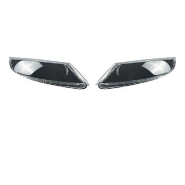 Imagem de Compatível com kia sportage r 2015 2016 2017 faróis dianteiros escudo capa lente farol capa abajur transparente claro faróis escudo(A Pair)