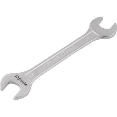 Imagem de Chave fixa 16x17mm cromo vanádio fosco cartela - Vonder
