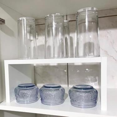 Imagem de Armários de cozinha e porta-utensílios domésticos (conjunto de 3 peças), MDF (fibra de média densidade), 100% MDF