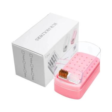 Imagem de Caixa Organizadora De Brocas Para Unhas Com 30 Compartimentos, Acrílic