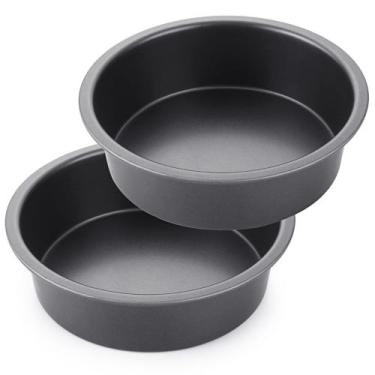 Imagem de Conjunto de formas de bolo HONGBAKE, redondo, 20 cm, antiaderente, mai