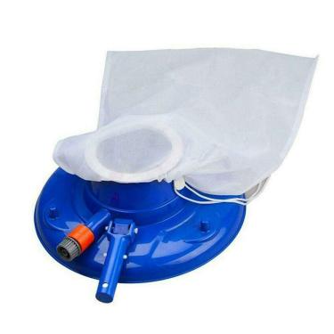 Imagem de Ferramenta de Limpeza Fonte Estanque e Folhas Piscina com Adaptador Mangueira Jardim Sacola Rodas Intercambiáveis Pincéi