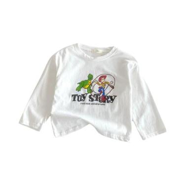 Imagem de Camiseta De Manga Longa Para Menino Com Estampa De Desenho Animado Da 