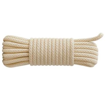 Imagem de Corda Decorativa 10mm 30m Grossa Macramê Artesanato Arte - Cordôes Nov