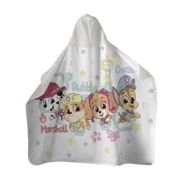 Imagem de Toalha de Banho com Capuz Döhler Patrulha Canina Branco, Branco