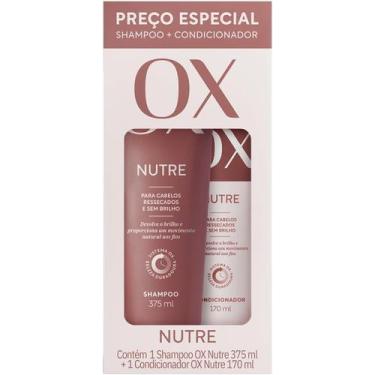 Imagem de Kit OX Nutre  Shampoo 375 ml + Condicionador 170 ml (Óleos Essenciais 