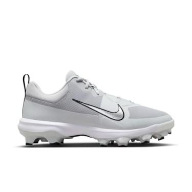Imagem de Nike Chuteiras de beisebol masculinas Force Trout 9 Pro moldadas, Cinza lobo/platina pura/preto/prata metálica, 13