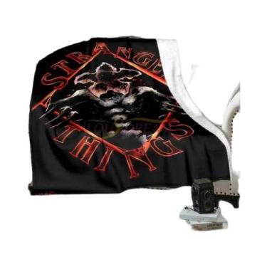 Imagem de Cobertor De Flanela Macio Queen Size Stranger Things Para Decoração De