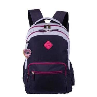 Imagem de Mochila Sestini 2 Compartimentos College Crinkle 4 Roxo-Unissex
