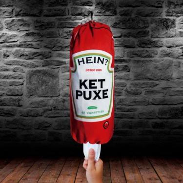 Imagem de Puxa Saco Porta Sacola Divertido Personalizado Com Gancho Para Cozinha