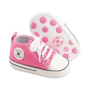 Imagem de Tênis Casuais De Cano Alto Para Bebês, Primeiros Passos, Em Lona, Com 