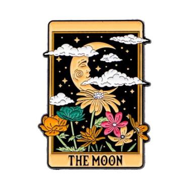 Imagem de Pins De Esmalte, Broches E Emblemas De Lapela Com Temas De Lua, OVNI, 