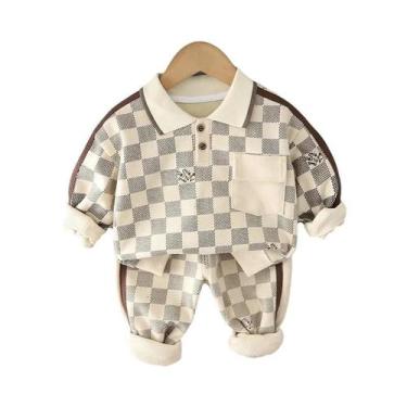 Imagem de Conjunto De Moda Para Bebês Meninas E Meninos, 2 Peças, Camiseta E Cal