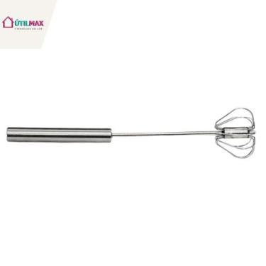 Imagem de Batedor de Ovos Semi Automático Portátil para Cozinha Leve e Prático -