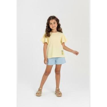 Imagem de Conjunto Infantil Blusa e Short Guloseima-Feminino