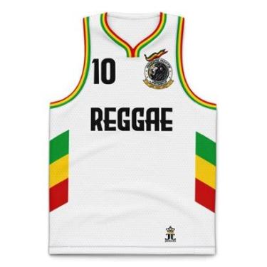 Imagem de Regata do Reggae Roots Jamaixca Branco Jotaz Masculino-Masculino