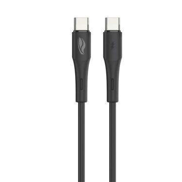 Imagem de Cabo Usb Tipo-c Para Tipo-c C3tech, 1 Metro, Corrente 3a, Carregamento Rápido, Revestim...