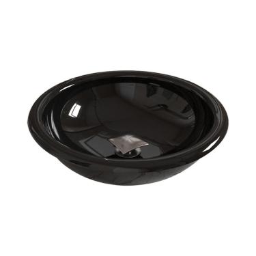 Imagem de Kit Cuba Apoio Ou Sobrepor Lume Com Válvula Click Quadrada Preto Brilho