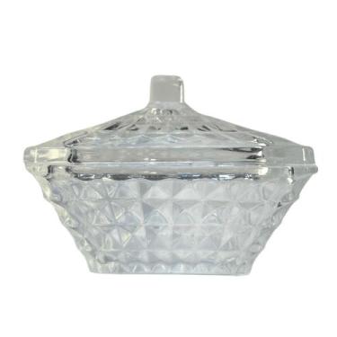 Imagem de Potiche Mini Bomboniere Vidro Lembrancinha Tampa Decorativo - Fullfit