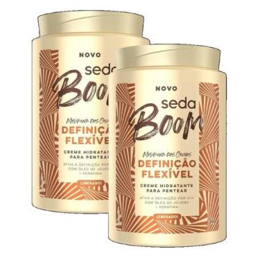 Imagem de 2 Creme Para Pentear Seda Boom Definição Flexível Cachos 1Kg