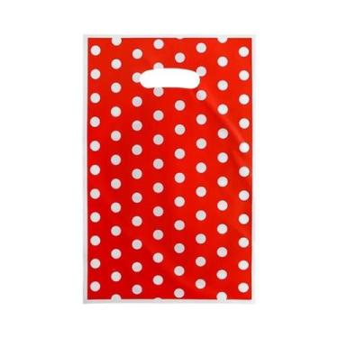 Imagem de Sacolas Plásticas De Bolinhas 20un. Lembrancinhas De Aniversário Infan