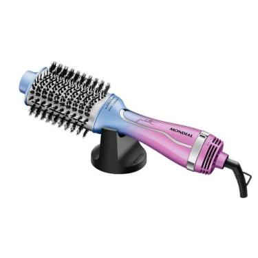 Imagem de Escova Secadora By Juliette Mondial ESJU03 Bivolt, Azul e Rosa, Bivolt
