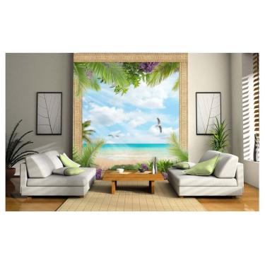 Imagem de Papel De Parede Paisagem Digital Ban 3D Dav67