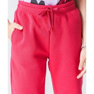 Imagem de Calça Infantil Moletom Básica Marisa Tam 4 a 10 Rosa-50043, Rosa escur