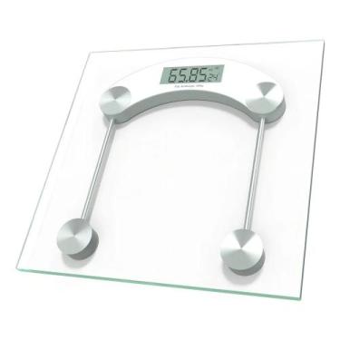Imagem de Balança Digital Vidro Temperado 180kg Banheiro Academia - luzzato