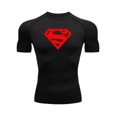 Imagem de Camiseta De Compressão Spider Para Homens, Fitness, Academia, Esportes