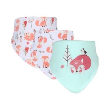 Imagem de Babadores De Algodão Com Estampa De Desenho Animado Para Bebês (Menino