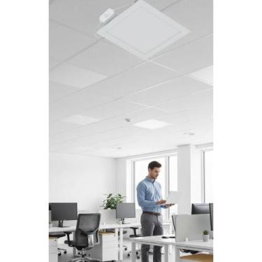 Imagem de Kit 2 Plafon LED 18W Embutir Quadrado Branco Frio - Congratulations St