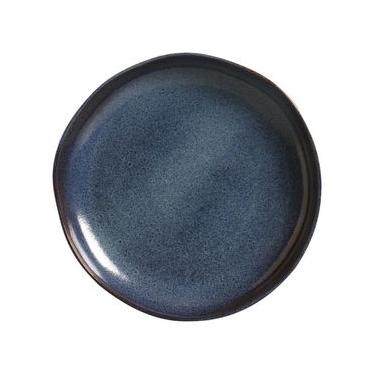 Imagem de Travessa Redonda Grande Orgânico Stoneware Titanium Ø36cm