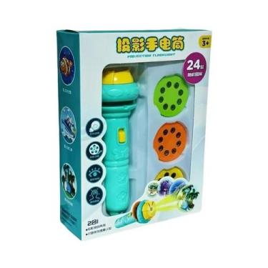 Imagem de Lanterna Projetora Educacional Infantil Com Padrões De Desenhos Animad