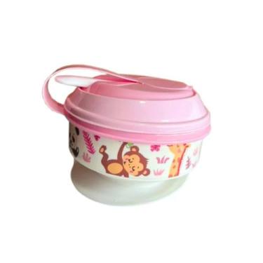 Imagem de Porta Papinha 4 em 1 Plasútil Feminino e Masculino, Rosa