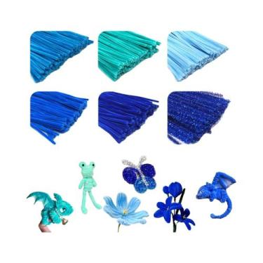 Imagem de Conjunto De 6 Cores Gradientes Azuis De Limpadores De Cachimbo (Chenil